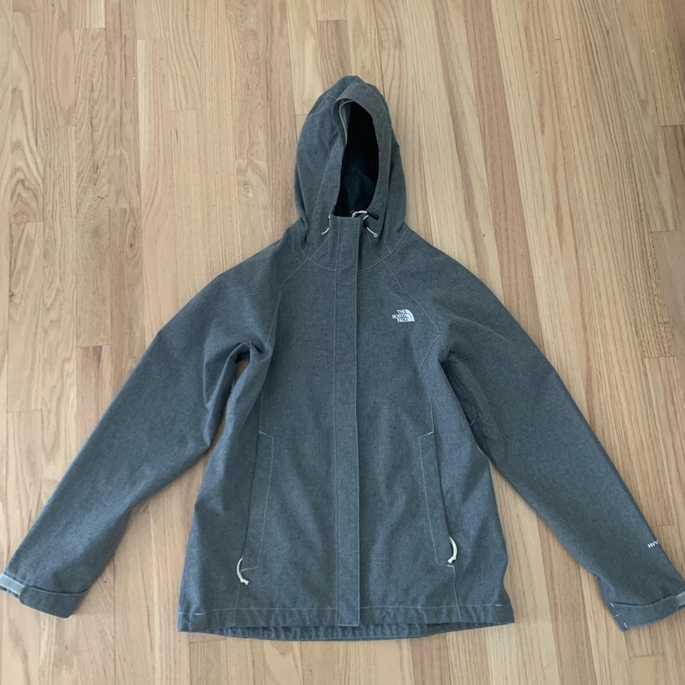 The North Face Women’s Gray Hooded Jacket medium